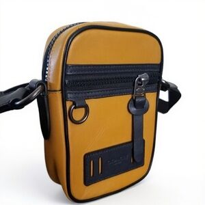 Coach Yellow and Black Terrain Crossbody Bag